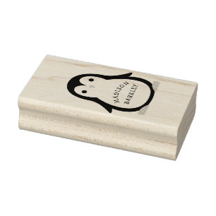 Kid's Penguin Cute Rubber Stamp