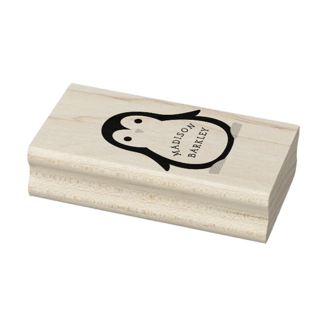 Kid's Penguin Cute Rubber Stamp (Stamp)