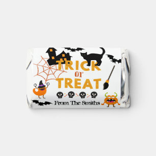 Kids Personalised Halloween Trick or Treat Custom Hershey's Miniatures