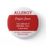 Kids Personalized Allergy I am allergic to red Button