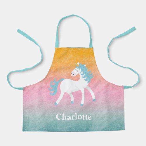 Kids personalized apron