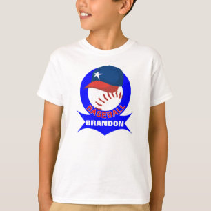 Kids Personalized Baseball T-Shirt