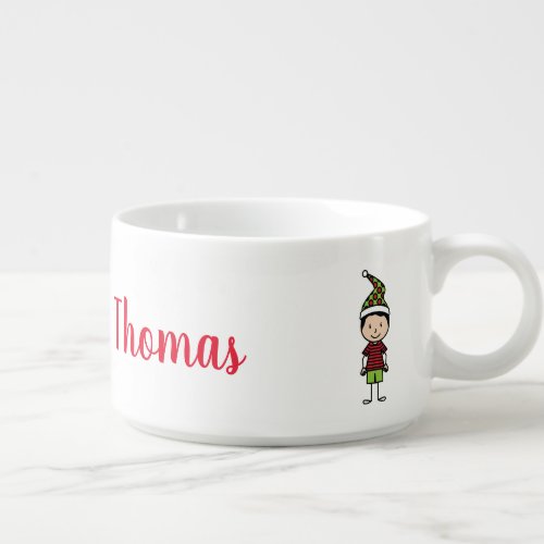 Kids Personalized Christmas Bowl