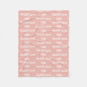 Kids Personalized Fleece Blanket