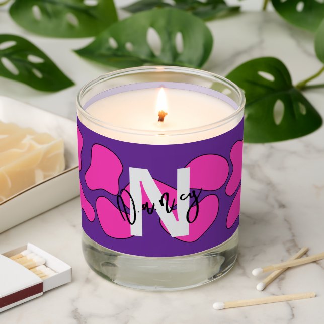 Kids Personalized Name Candle (Lit)