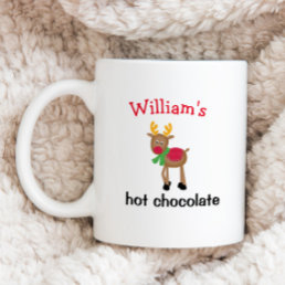 kids personalized name hot chocolate holiday coffee mug