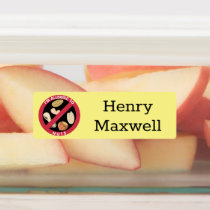 Kids Personalized Peanut Tree Nut Allergy Kids' Labels