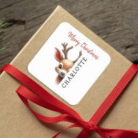 Kids Personalized Reindeer Christmas
