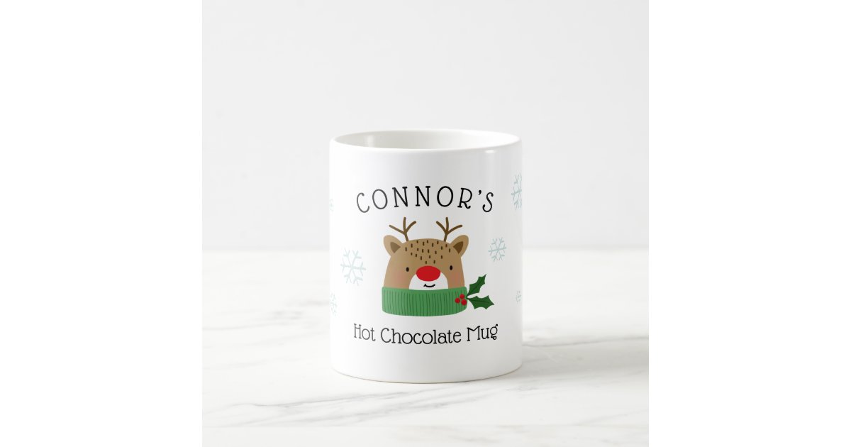 Hot Chocolate Mug for Kids, Engraved Hot Cocoa Cup, Custom Hot Chocolate  Cup for Girls Boys, Family Mug Set, Monogrammed Hot Cocoa Mug 