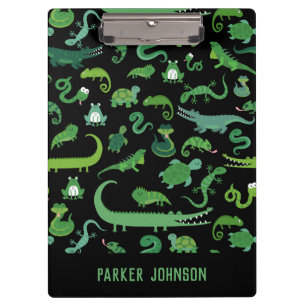 Kids Personalized Reptile Amphibian Animal Clipboard