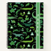 Kids Personalized Reptile Amphibian Animal Notebook