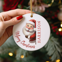 Kids Personalized Santa Christmas