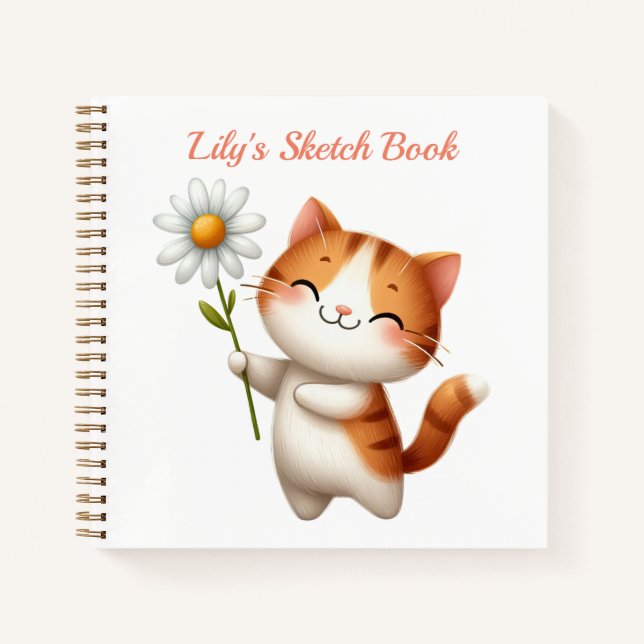 Kids Personalized Sketch Book (Front)