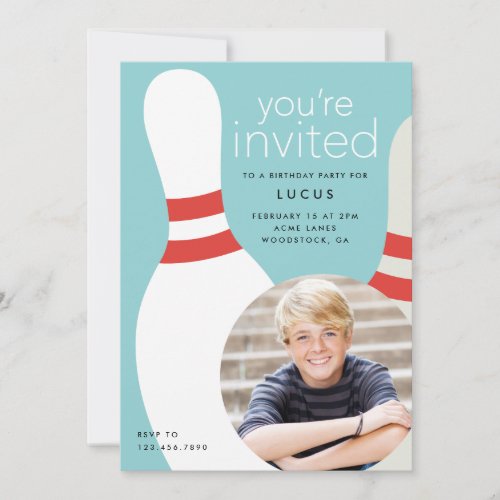 Kids Photo bowling birthday party