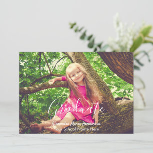 Kids Photo Graduation Announcement
