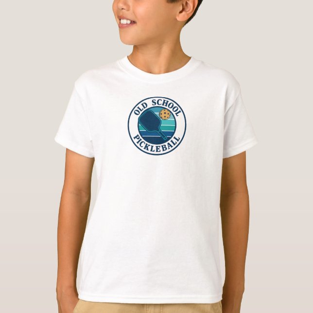 Kids Pickleball Sport T-shirts. T-Shirt (Front)