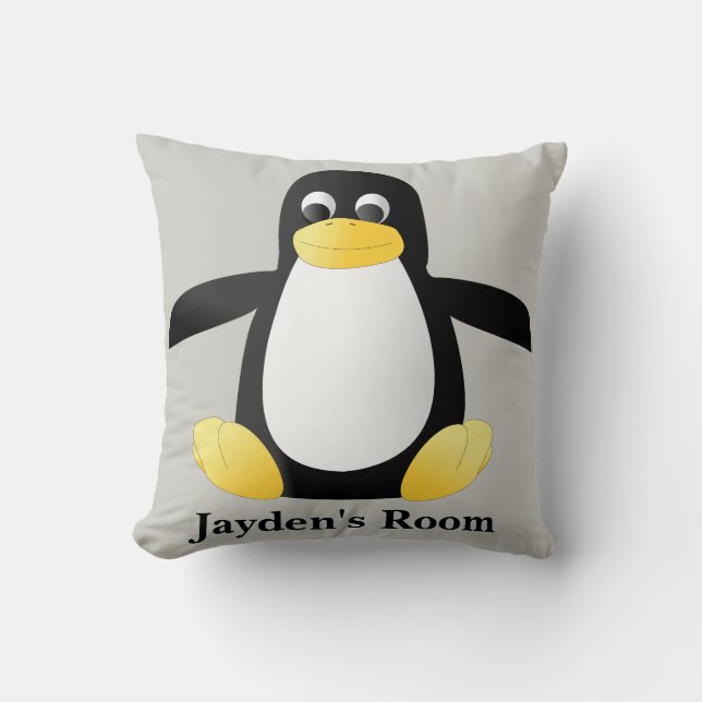 Kid's Pillow Cute Baby Penguin (Front)