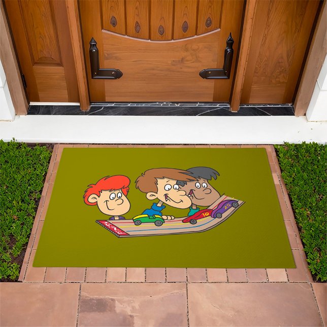 Kids Pinewood Derby Car Race Doormat (Creator Uploaded)