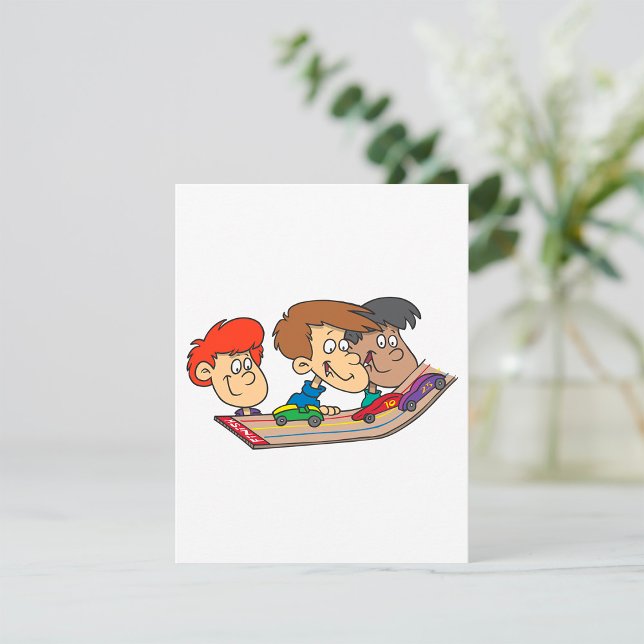 Kids Pinewood Derby Car Race Note Card (Creator Uploaded)