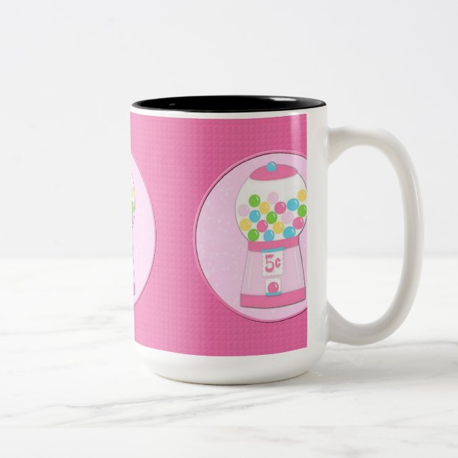Kids' Pink Bubblegum Machine Mug (Right)