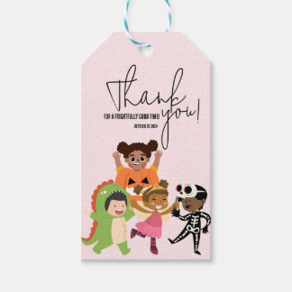 Kids’ Pink Halloween Costume Party Essentials Gift Tags