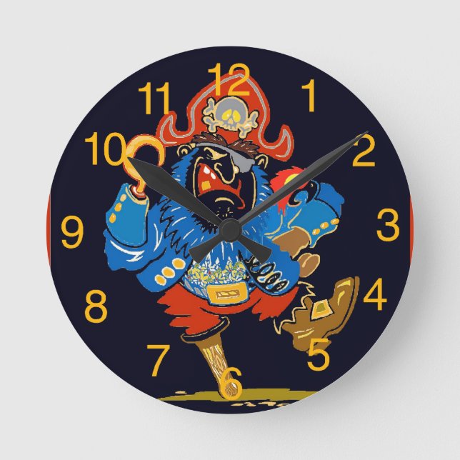 Kids Pirate Clock (Front)