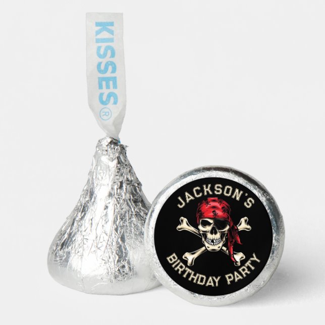 Kids Pirate Party theme  Hershey®'s Kisses® (Front)