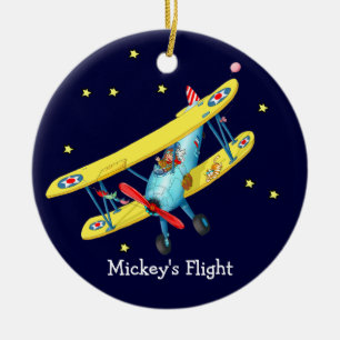Kids Plane Ornament