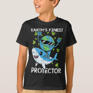 Kids Planet Protector Earth Day Environmental Anim T-Shirt