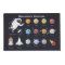 Kids Planets Astronaut Monogram Colorful Universe