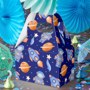 Kids Planets Spaceship & Astronaut Favor Boxes
