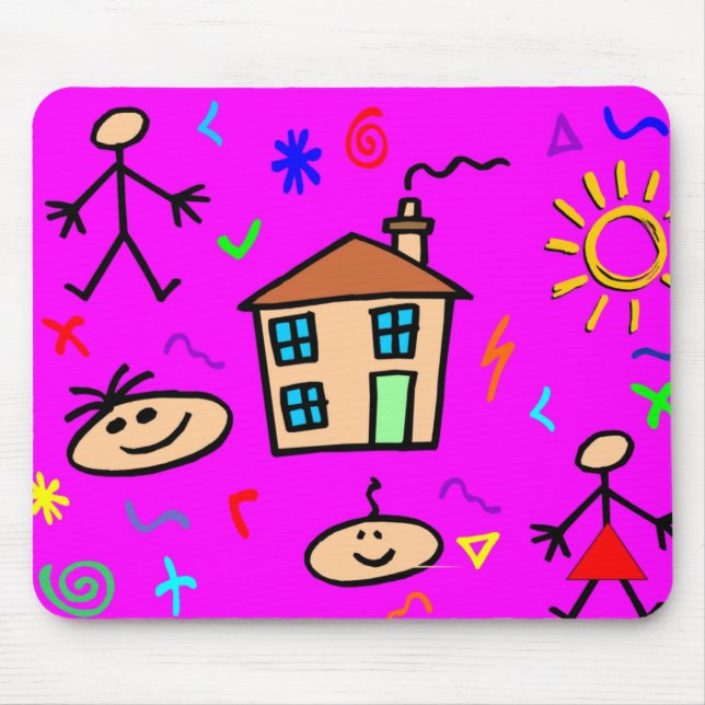 Kids Play Mouse Pad (Front)
