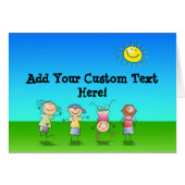 Kids Playing Outdoors on a Sunny Day (Front Horizontal)