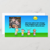 Kids Playing Outdoors on a Sunny Day (Front/Back)