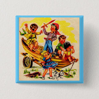 kids playing pirate button
