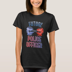 Kids Police Pajama When I Grow Up I Want To Be A P T-Shirt