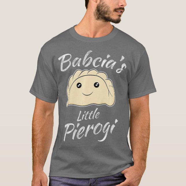 Kids Polish Babcia Little Pierogi T-Shirt (Front)
