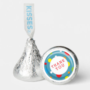 Kids Polka Dot Inner tube Pool Party Birthday Hershey®'s Kisses®