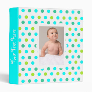 Kids Polka Dot Photo Album Binder