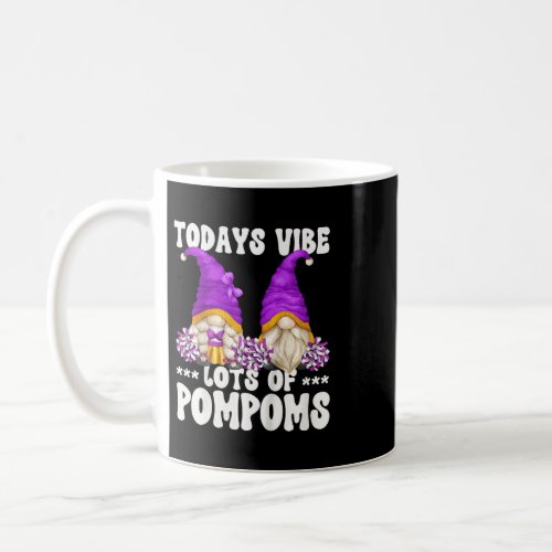 Kids Pom Pom Cheer Gnome Graphic Kids Girls Funny  Coffee Mug