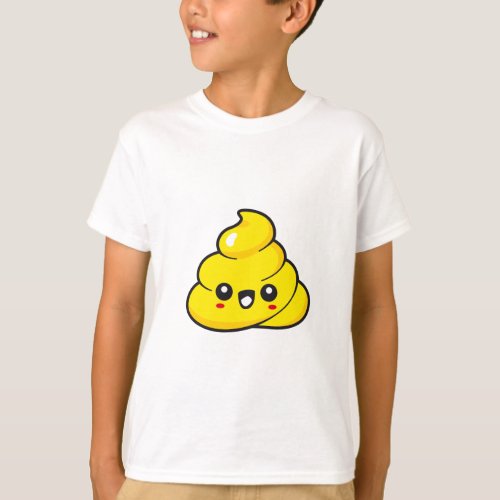 Kids poo t_shirt
