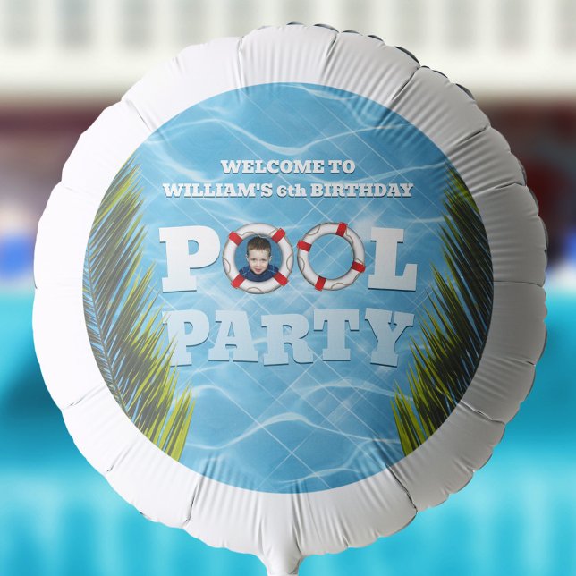 Kids Pool Party Balloon - Summer Party Decor (Creator Uploaded)