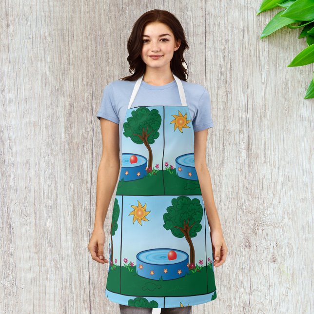 Kids Pool Under A Tree Apron (Creator Uploaded)