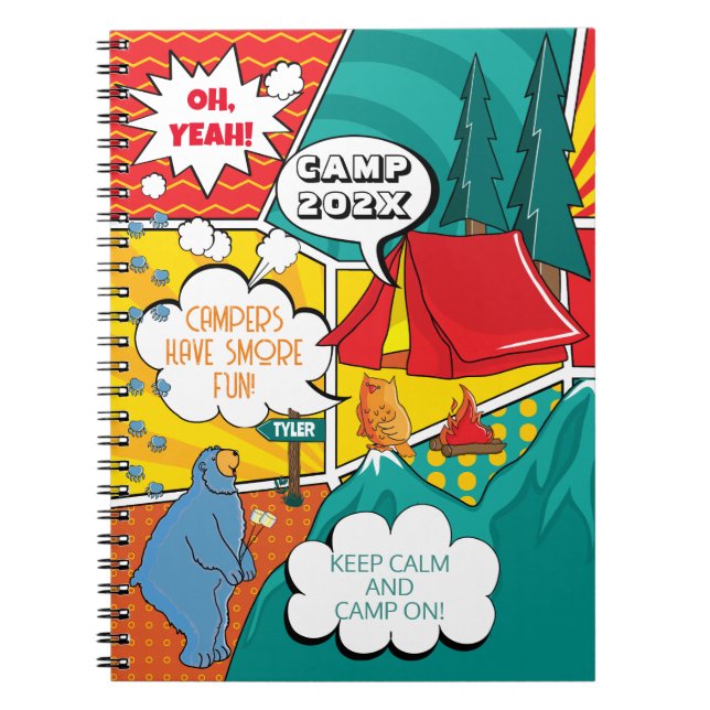 Kid's Pop Art Summer Camp Notebook (Front)