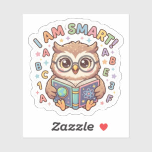 Kids Positive Affirmation Sticker I Am Smart