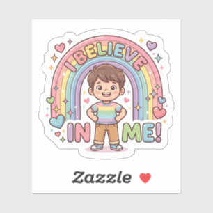 Kids Positive Affirmation Sticker I Belive In Me