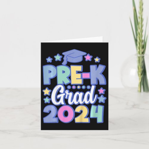 Kids Pre_k Grad 2024 Preschool Graduation 2024  Card