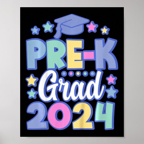 Kids Pre_k Grad 2024 Preschool Graduation 2024  Poster