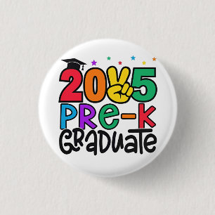 Kids Pre-K Grad 2025 Preschool Prek Graduation Button