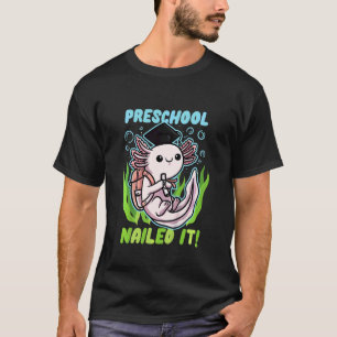 Kids Preschool Last Day Of School Axolotl Kids T-Shirt